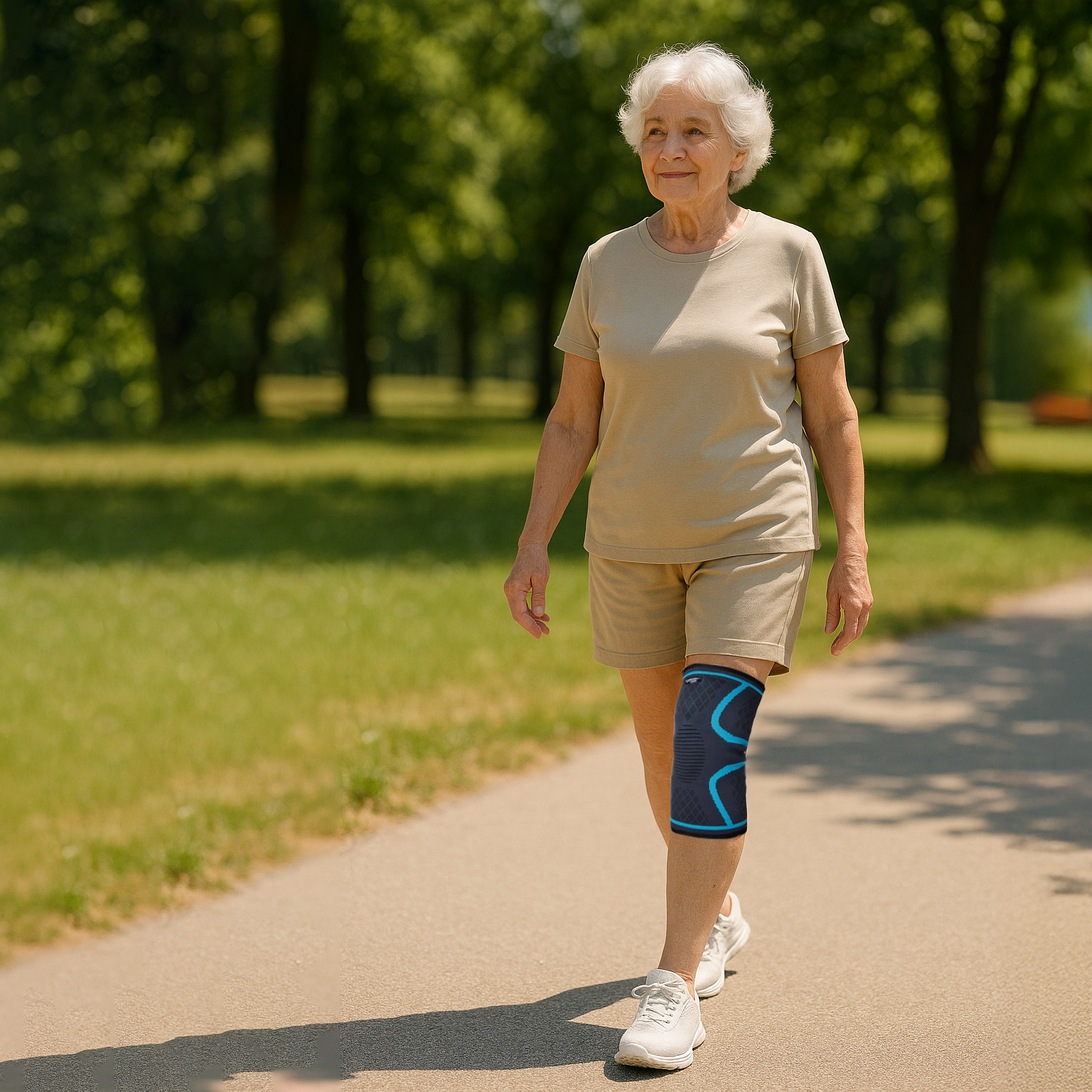 LTK10 polvituki nainen kävelee