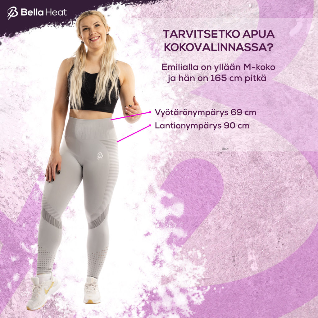 Bella Heat Power Up trikoot mallin koko Emilia