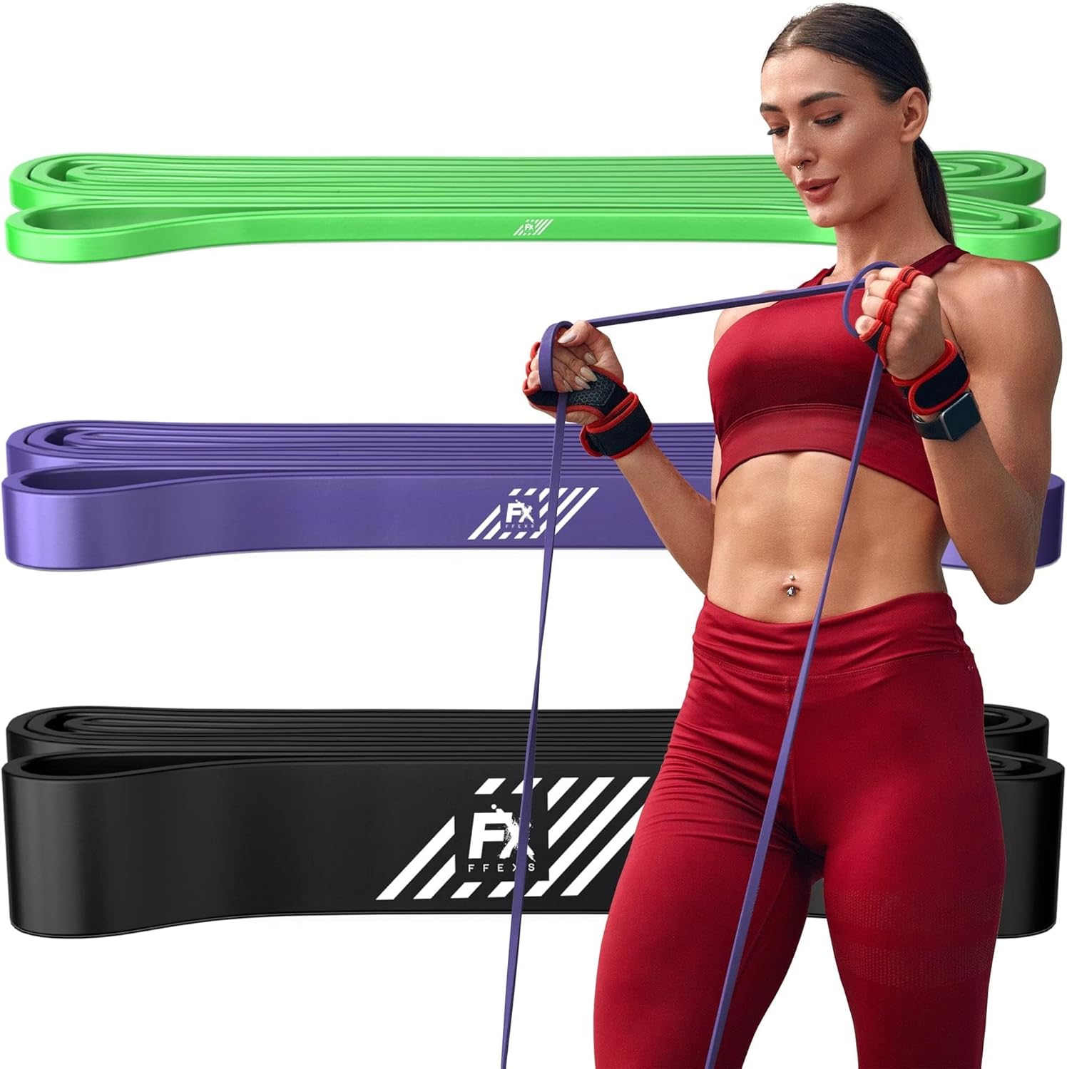 LT00115 FX FFEXS vastuskuminauhat 3 kpl, 2 m